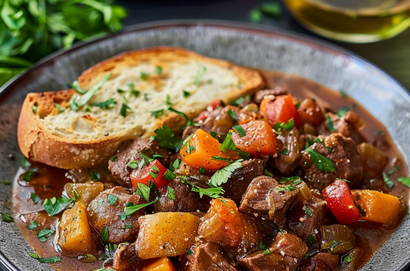 Slow-Cooked Ale & Horseradish Beef Stew